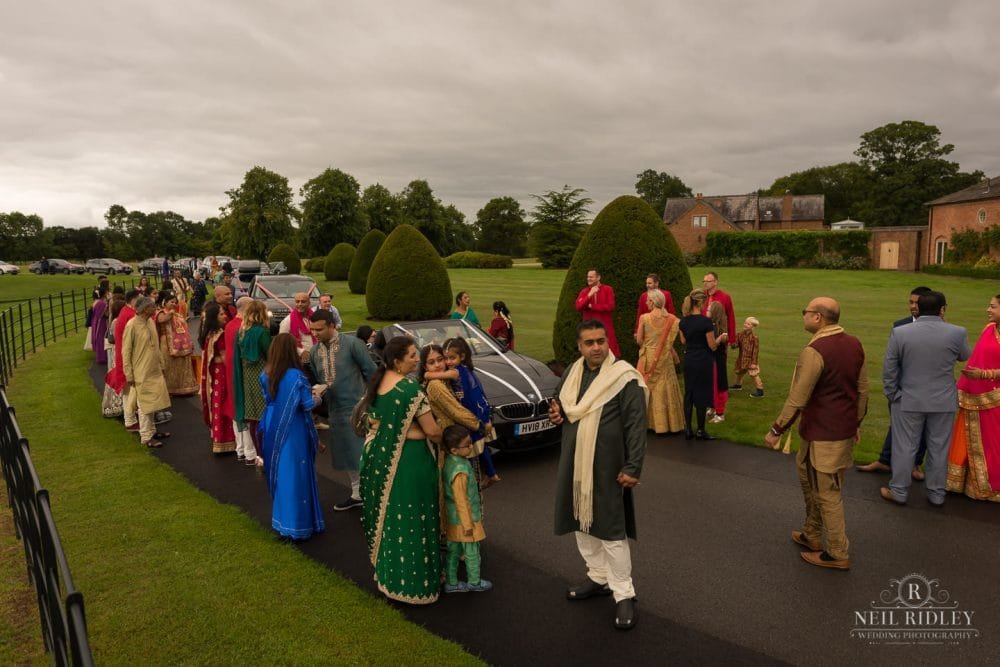 Merrydale Manor Wedding Photographer - The Baraat about to start