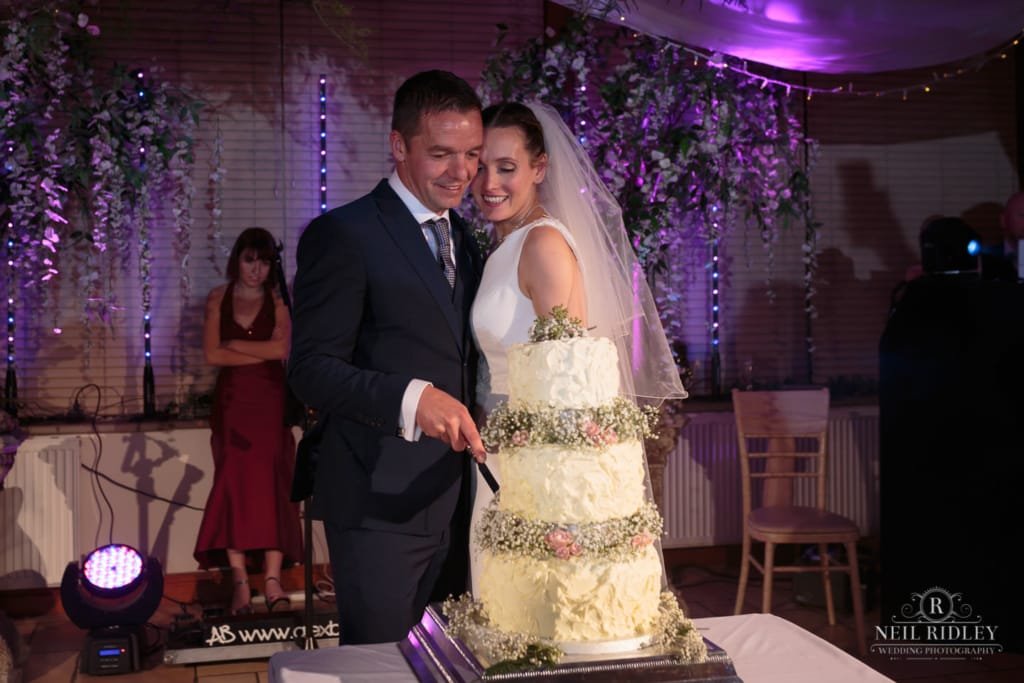 Beeston Manor Wedding Photographer - Cake Cut