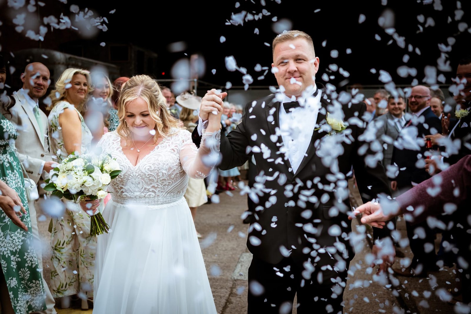 Victoria Warehouse confetti run