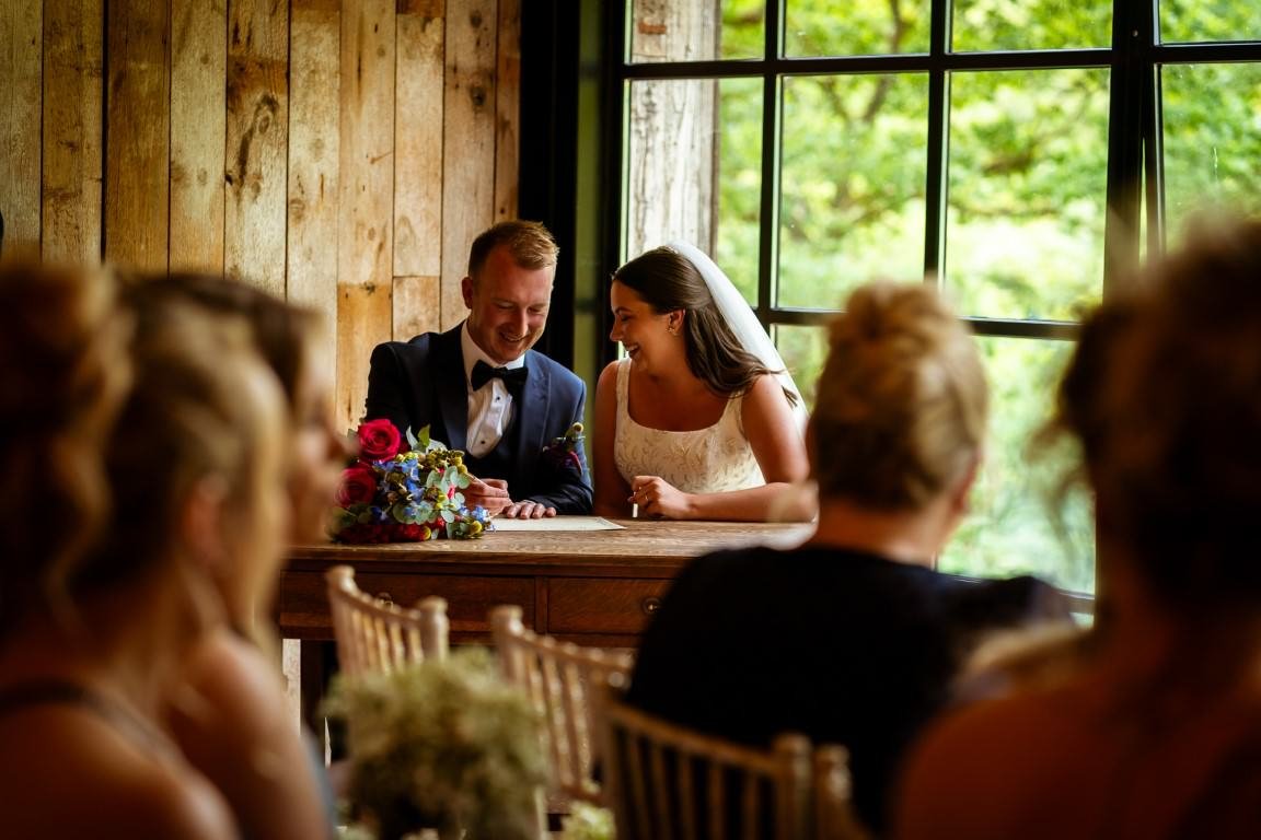 NRA07994 Hidden River Barn Photo and Video signing the register