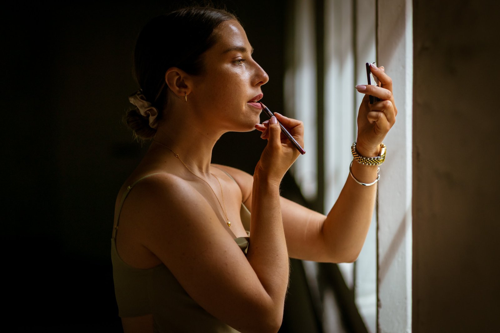 Le Gothique Wedding bridesmaid