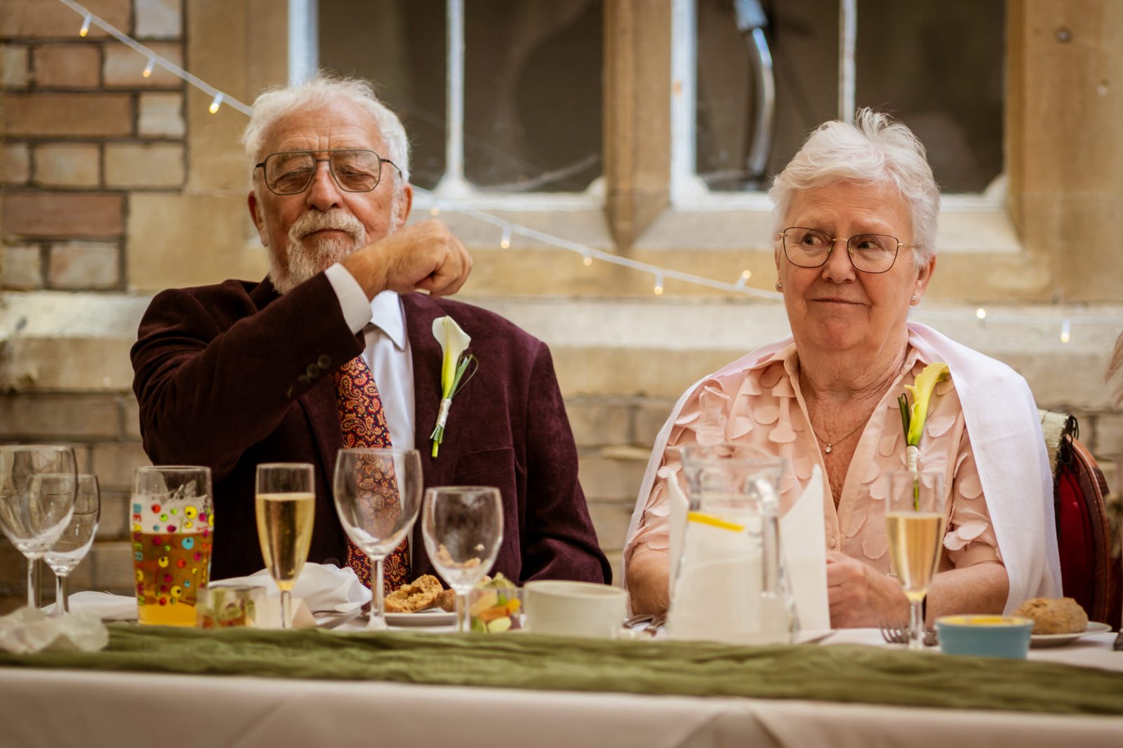 Le Gothique Wedding grandparents