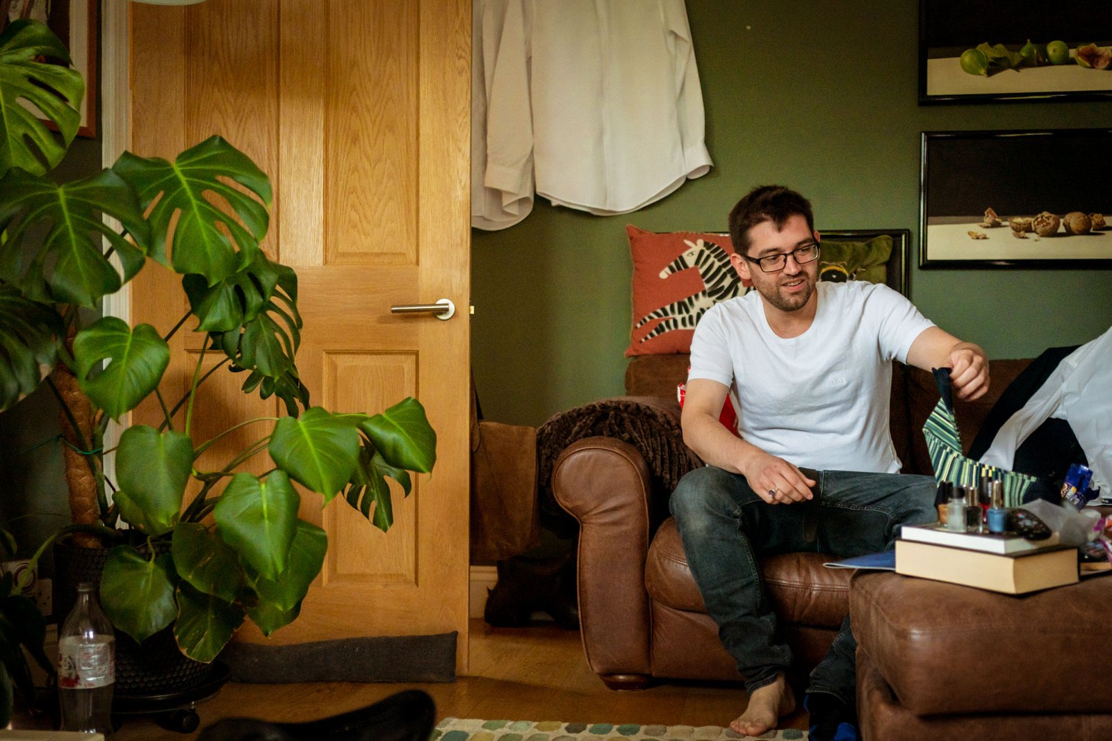 Le Gothique Wedding groom prep