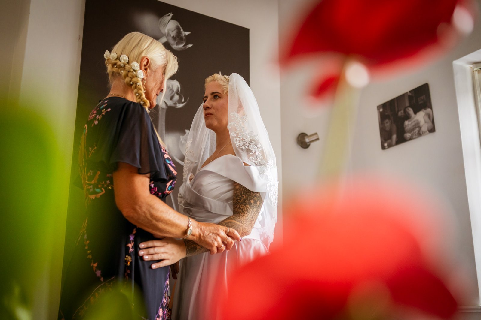 Le Gothique Wedding bridal prep