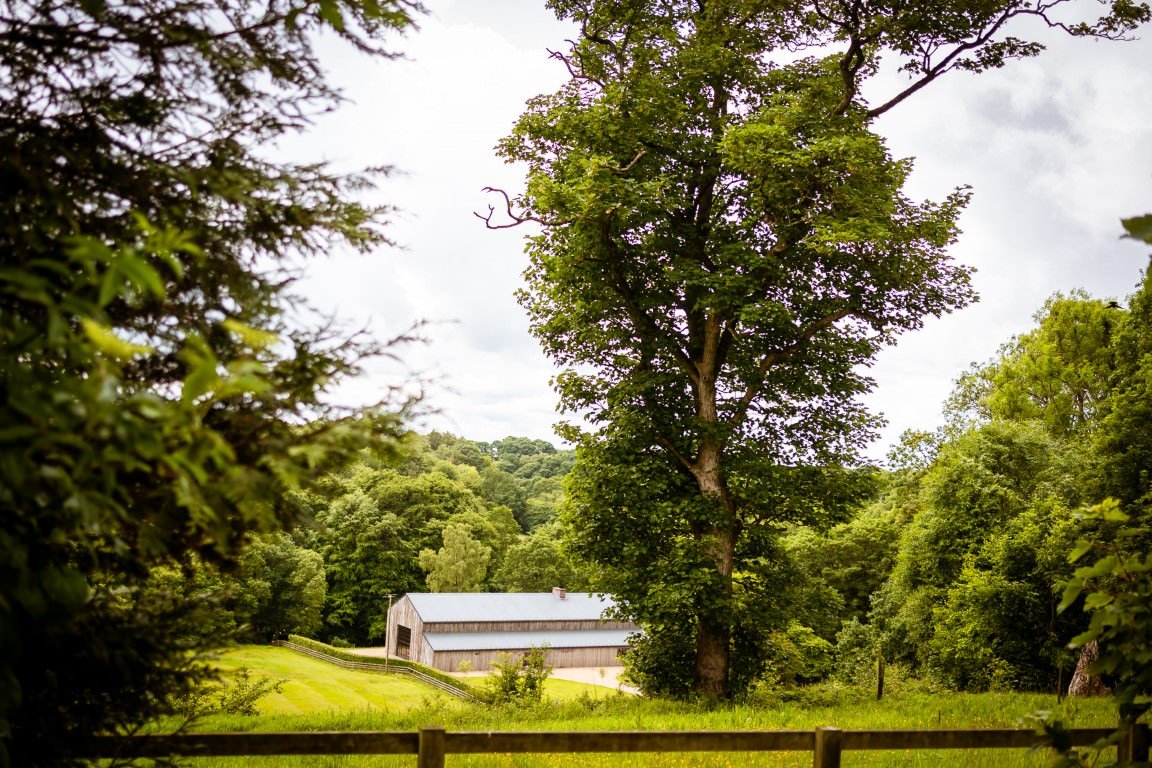 NRB02821 Hidden River Barn Photo and Video barn viewed from the hill