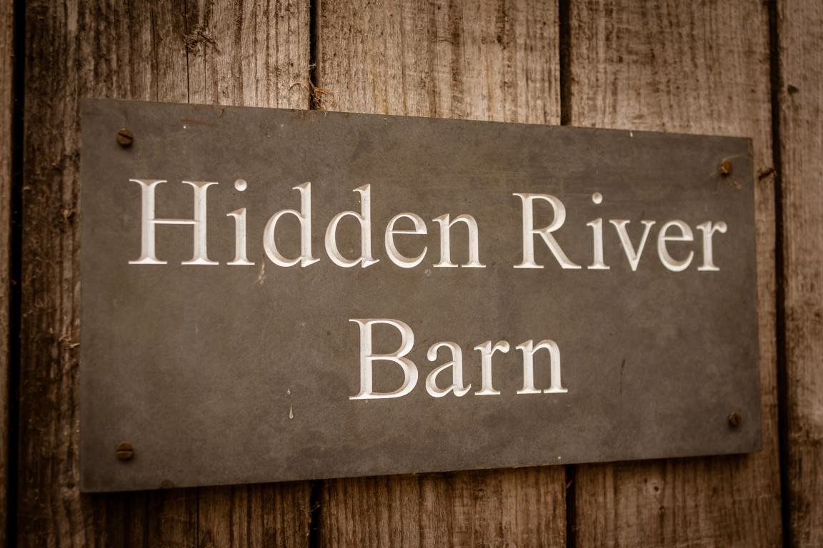 NRB03501 Hidden River Barn Photo and Video sign